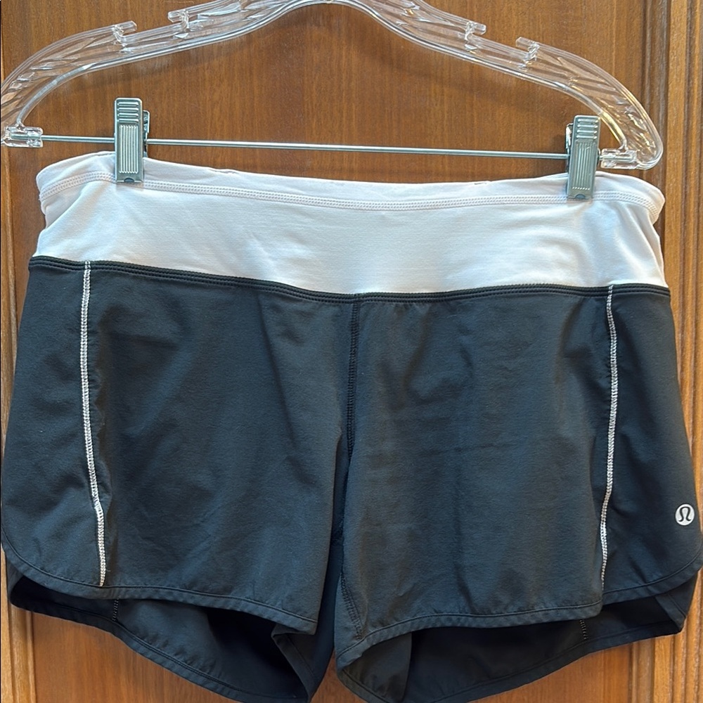 Lululemon Athletica Black and Pink Athletic Shorts Performance Fit. Size 6